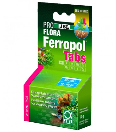 JBL PROFLORA Ferropol Tabs - Fertilizzante per piante