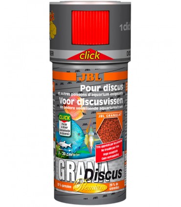 JBL GranaDiscus CLICK - Mangime completo premium in granuli per pesci discus