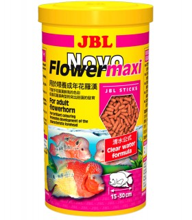 JBL NovoFlower maxi - Mangime completo in bastoncini per ciclidi Flowerhorn grandi