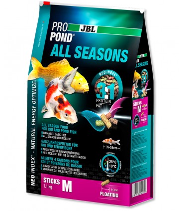 JBL PROPOND ALL SEASONS M - Mangime 4 stagioni per koi e pesci da laghetto