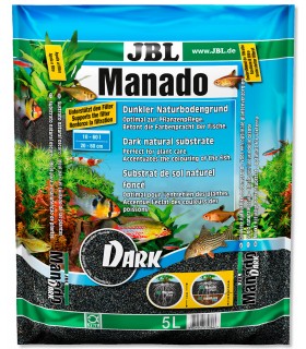 JBL Manado Dark - Substrato naturale per gli acquari d'acqua dolce