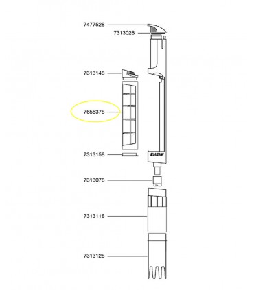 Eheim elemento filtrante per Quick Vac