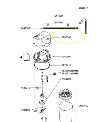 Eheim Copritestata per classic 250