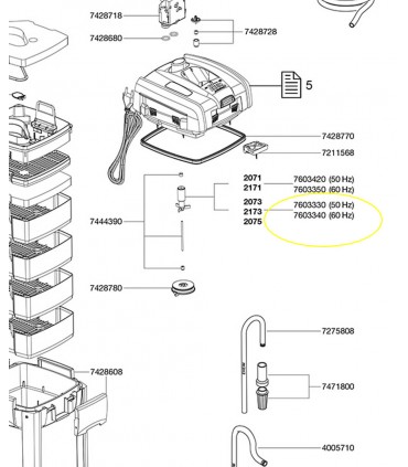 Eheim Girante per professionel 3 350/600, professionel 4+ 350/600