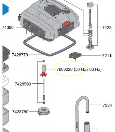Eheim Girante per  pofessionel 3e, professionel 5e 350/450/700, professionel 5e 600T