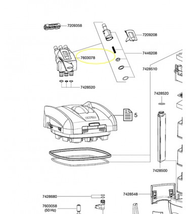 Eheim adattatore per professionel 3 1200XL/1200XLT