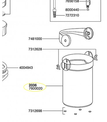 Eheim corpo filtro per ecco (2235), ecco comfort (2236), eccopro 300