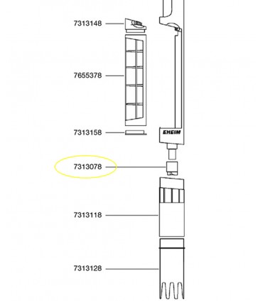 Eheim Girante per aspirarifiuti Quick Vac