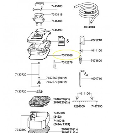 Eheim Sealing ring per professionel (2222-23249)