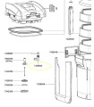 Eheim Output connector connettore uscita con o-ring professionel 3 1200XL/1200XLT