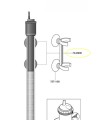 Eheim Ventose doppie per thermocontrol, thermocontrol e, thermopreset