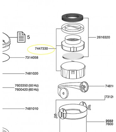Eheim Prefilter filter media container per ecco pro 130/200/300