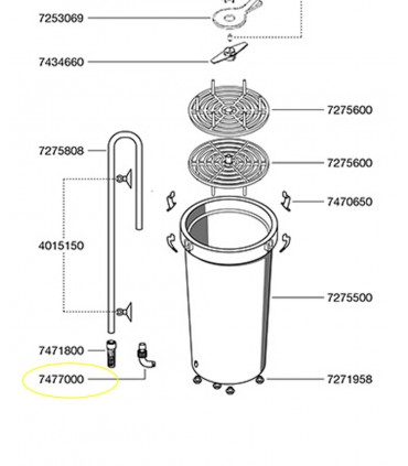 Eheim Threated connector raccordo per classic 600
