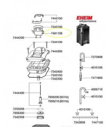 Eheim Rubinetti per eXperience 350