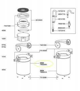 Eheim Corpo filtro per ecco (2231), ecco comfort (2232), eccopro 130