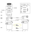 Eheim Corpo filtro per ecco (2231), ecco comfort (2232), eccopro 130