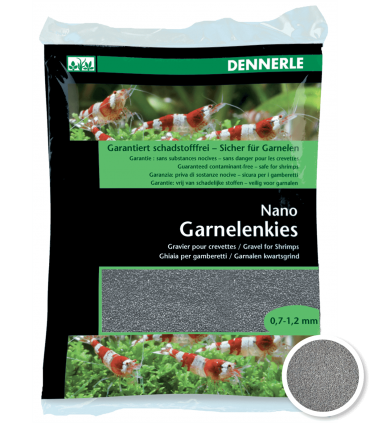 Dennerle Ghiaia per gamberetti grigia arcansas